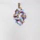 Symphony - Shea Rhombus S-Violet Organza - 1